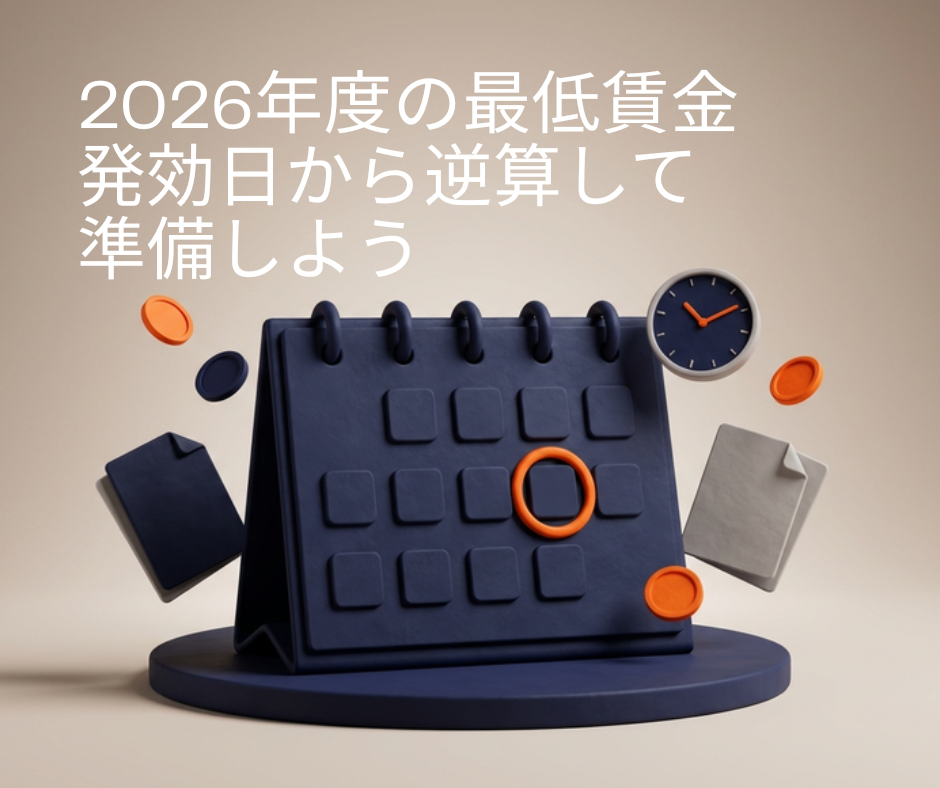 2026年度の最低賃金はいくら上がる？中小企業が発効日までにやるべき5つの準備